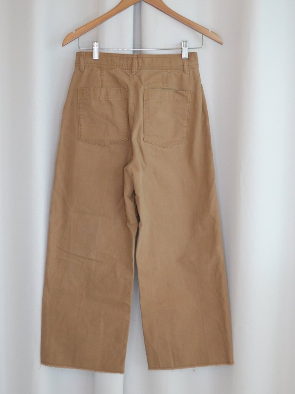 Artizia Community Cotton Wide Leg Tan Pants Sz 4 - Picture 3 of 8